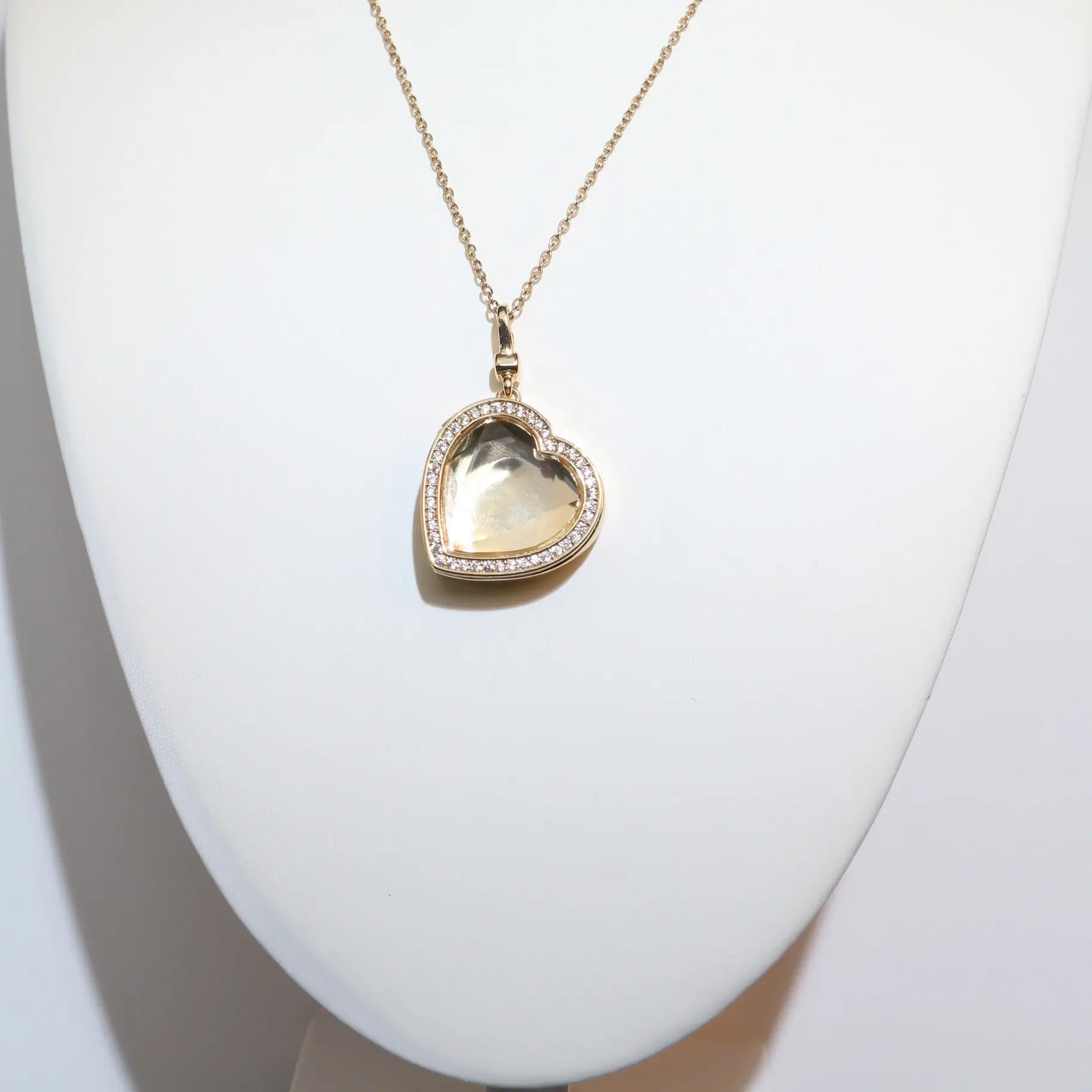 Stackable Clear Pendant Necklace with Tiny Charms | MAMA LOVE Baby Feet Paw Print | Trendy Cubic Zirconia Layering Jewelry | Best Meaningful Birthday Gift