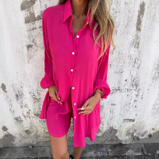 Cotton Linen Two-Piece Set